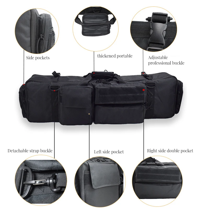 M249 Tactical Hunting Molle Bag Military Outdoor Shooting Paintball Gun Holster Bag Men's Tactical Pouch Strap Backpack