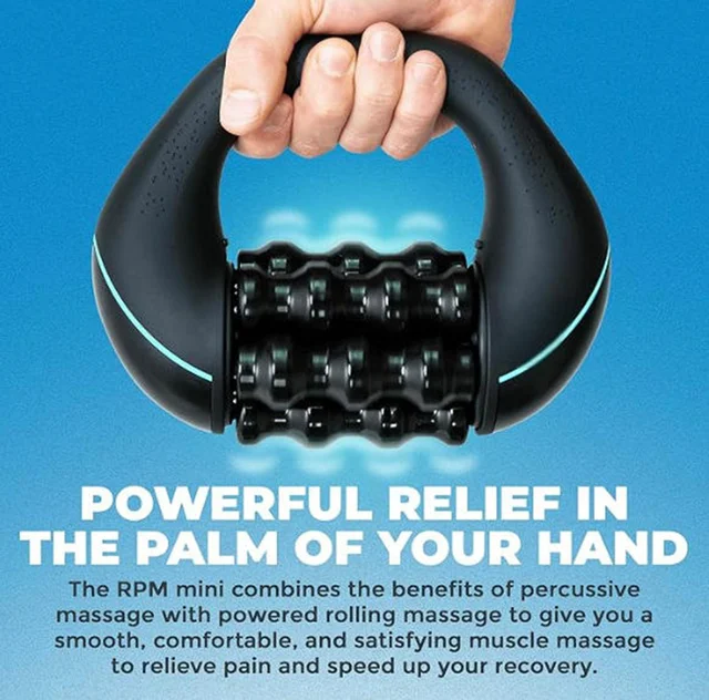 Deep tissue massage gun for muscle recovery and neck relief