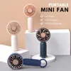 Mini Fan USB Fan Handheld Portable Fan Buckle Charging Silent for Office Outdoor Travel Student Summer 1