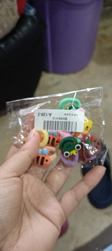 Cute Cartoon Elastic Hair Bands photo review