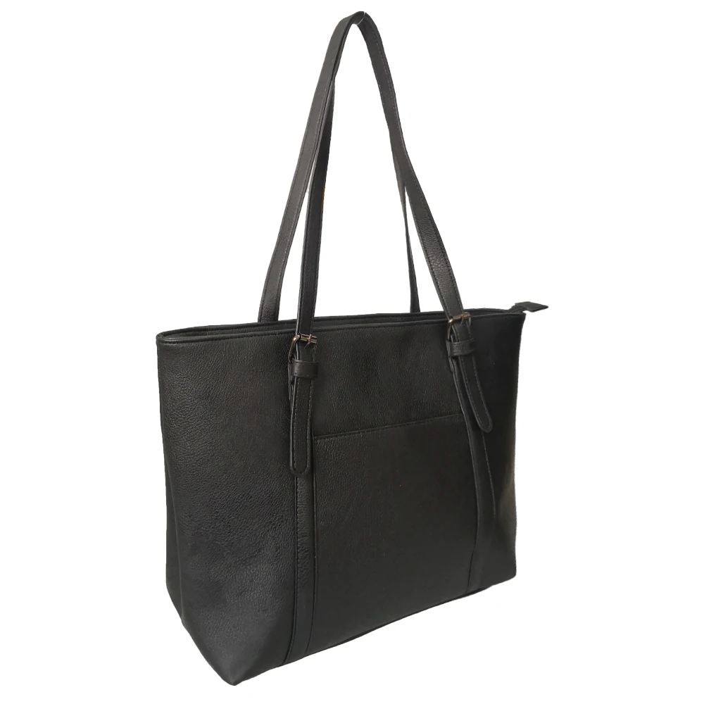 Wavlynn White Faux Leather Shoulder Bag Large Capacity For Women - Elegant Everyday Tote main image 0