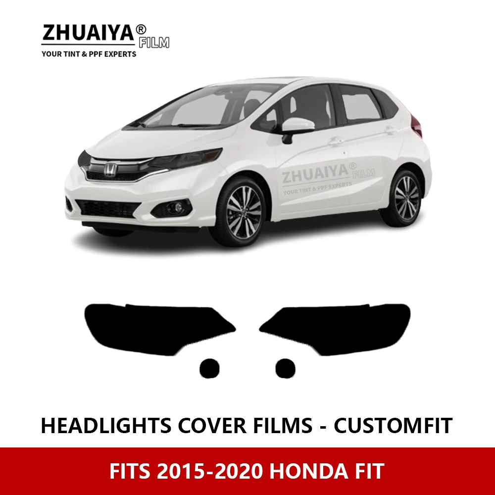 

Для автомобильной фары HONDA FIT 2015-2020 Противоударная Защитная пленка с защитой от царапин PPF предварительно отрезанная Защитная пленка для ремонта автомобильных наклеек аксессуары