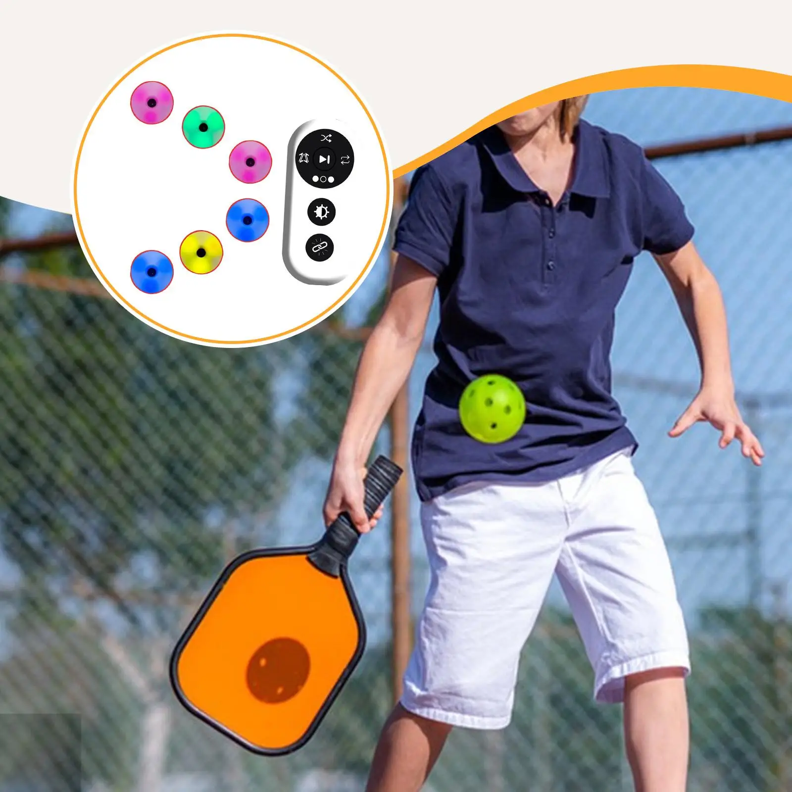 Reaction Training Lights Agility Response Lamp Set For Fitness_voghion.com