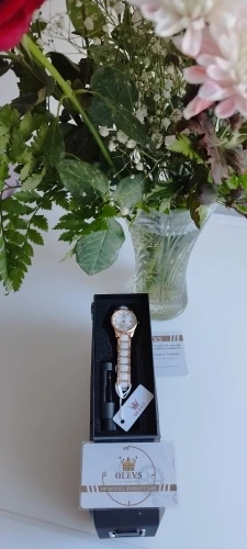 OLEVS Fashion Women Quartz Watch Elegant Ceramic Date Display 30M Waterproof Clock Female Ladies Wrist Watch reloj mujer photo review