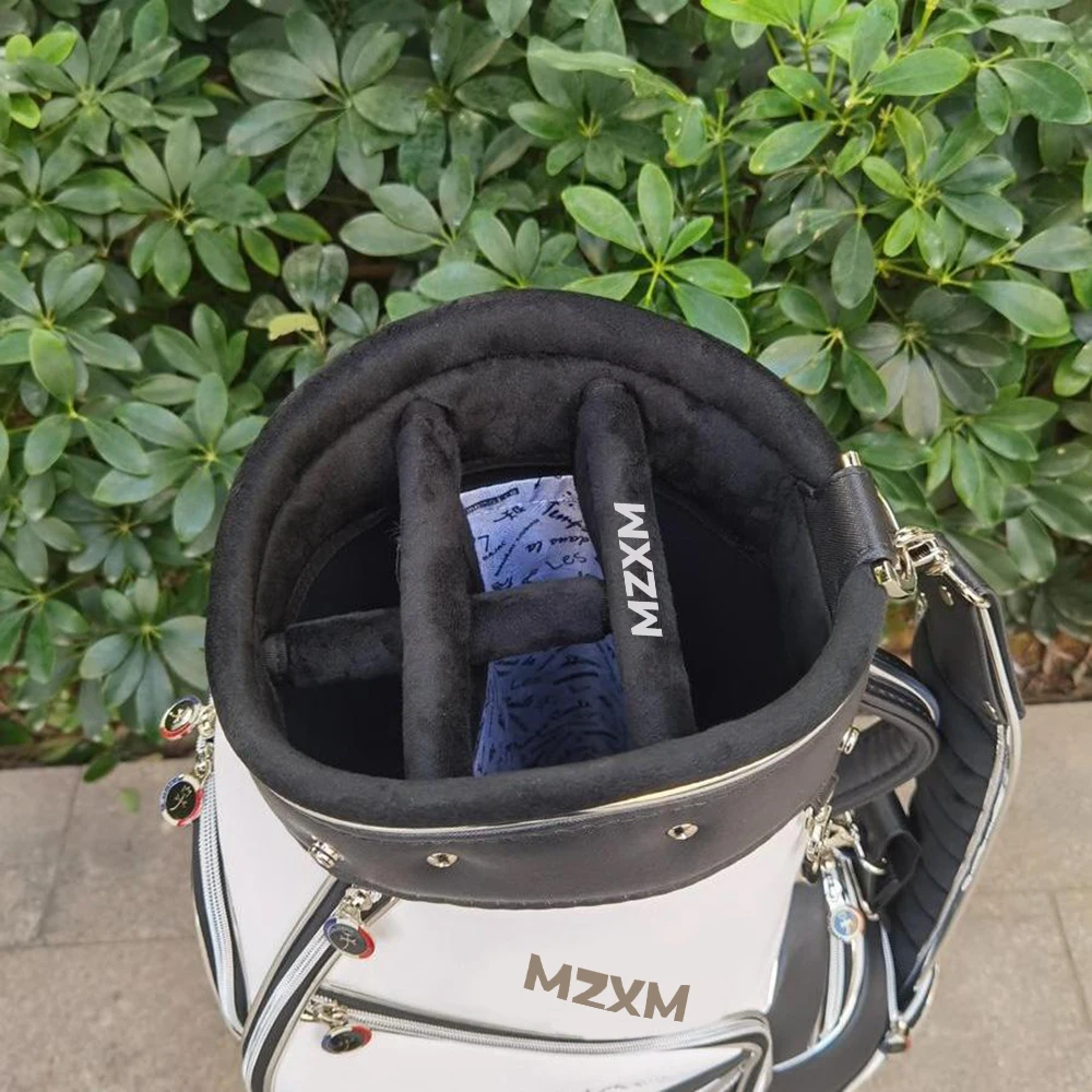 New Golf Club Bag with Luxury Gentleman Style Waterpoof Basic Color Golf Bag High Quality Fabric Large Capacity Golf Caddy Bag