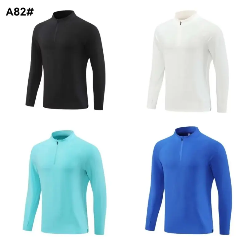 Football Training Black Tops Customize Name Autumn Winter Coach Soccer Long Sleeve Jacket Sports Uniform