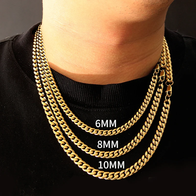 Catena Di Corda 14k Solida Bianca / Oro Giallo 2mm, 3mm O 3,8mm