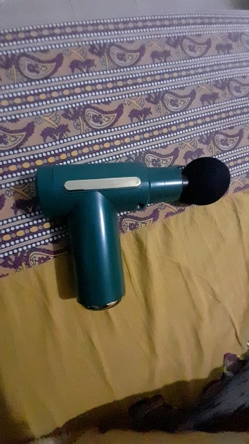 massage gun with 4 interchangeable massage heads for relaxing back and whole body massage tools, plantar fasciitis and arch pain relief, foot and leg muscle relaxation photo review