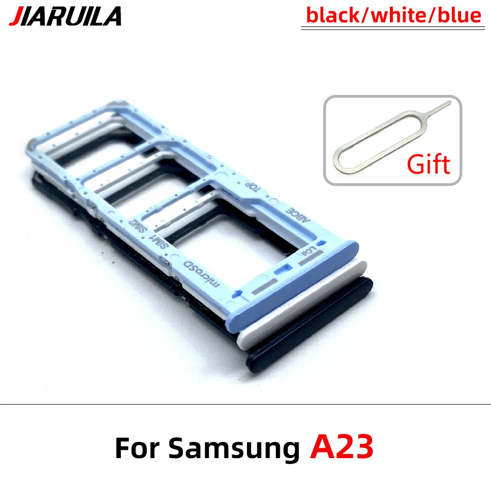 50 개/몫, 삼성 A23 A33 A53 A73 5G Sim 카드 슬롯 트레이 홀더 수리 부품