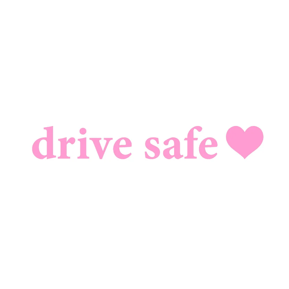 Drive Safe Tips Waterproof Vinyl Car Stickers – Personalized Decorative Auto Accessories