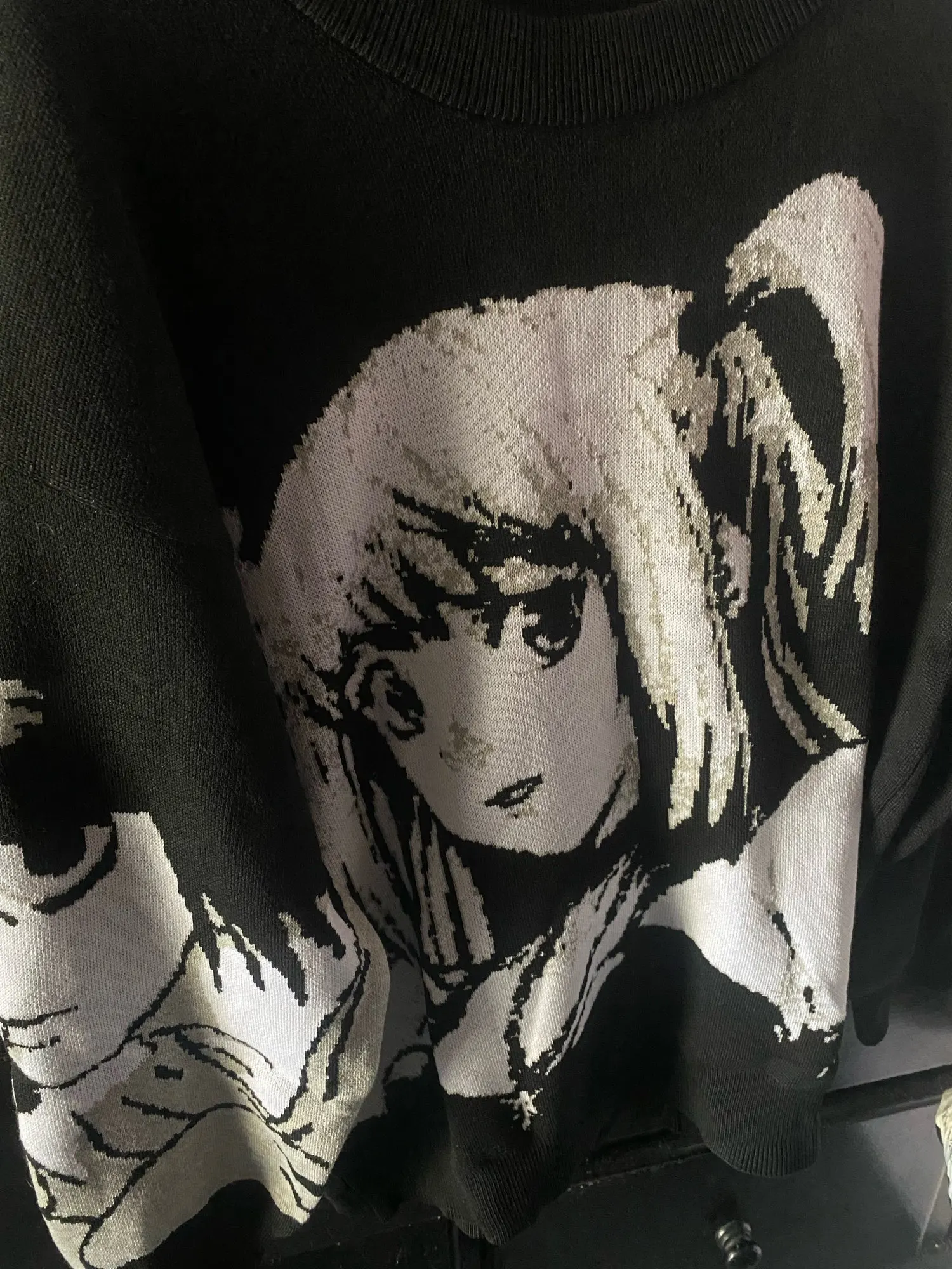 Black Harajuku Sweater - Animecore Aesthetic photo review