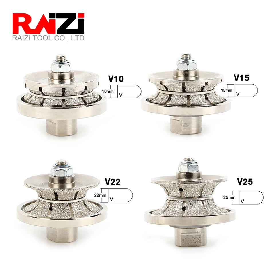Stone Edge Shaping Tool Raizi V30 30mm Full Bullnose Diamond Hand ...