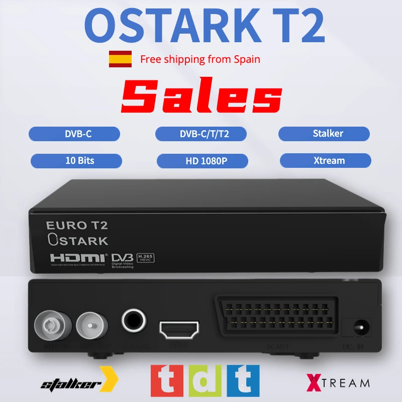 Receptor Ostark Euro DVB T2 TDT HD » Chollometro