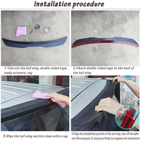 99Cm Universal Car Roof Spoiler Tail Wing For Seat Ibiza Leon Arona Tarraco Ateca 5F Mk3 Cupra Born Formentor ABS 6
