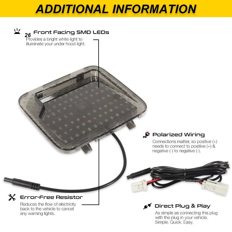 Car LED Car Trunk Lamp Tailgate Lights Range Cargo Luggage Bright For Subaru For