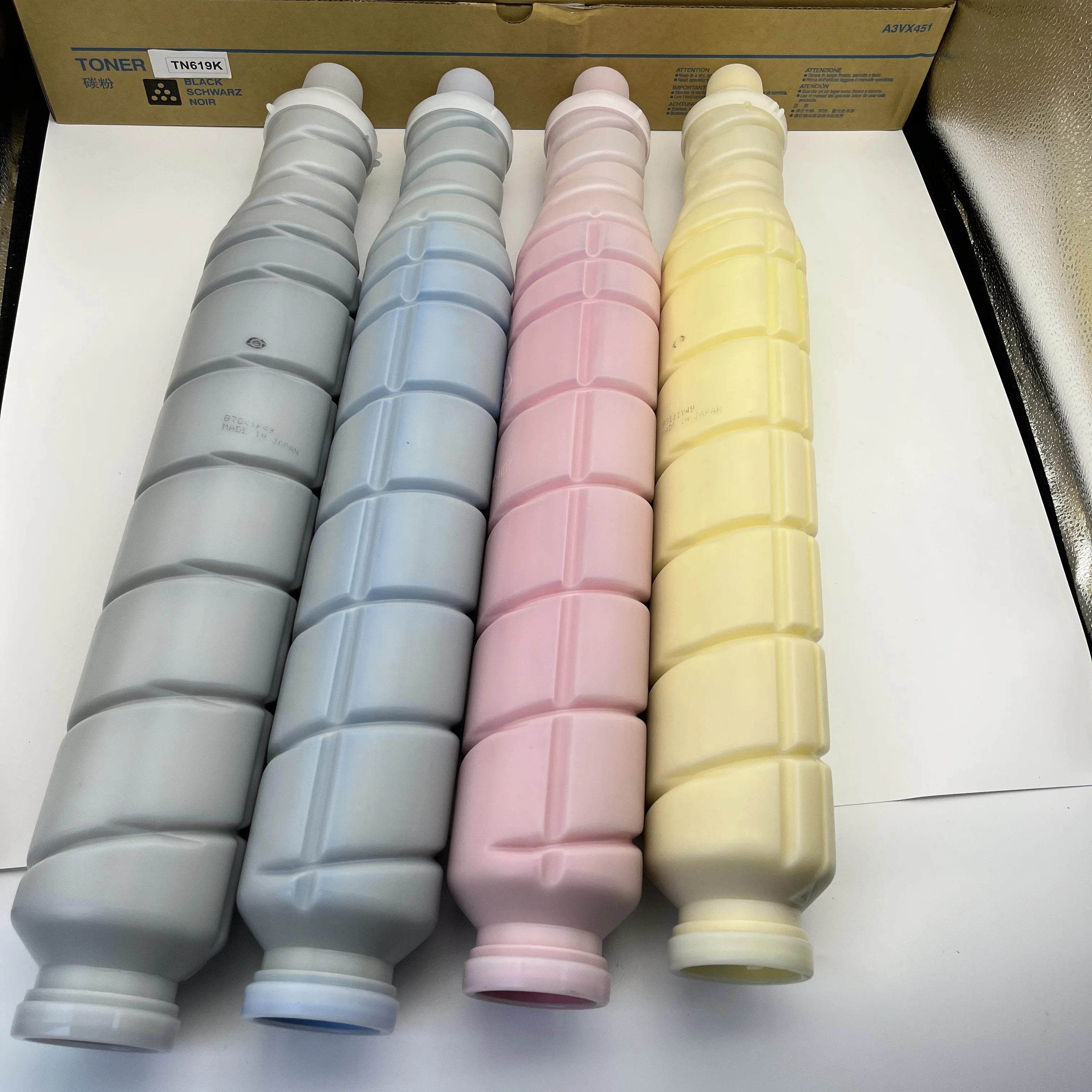 C1070 TN619 Toner Cartridge CMYK for Konica Minolta BIZHUB C1060 C1070P C2060 C3060 C2070 C3070 A3VX130 A3VX230 TN-619 Toner Cartridge