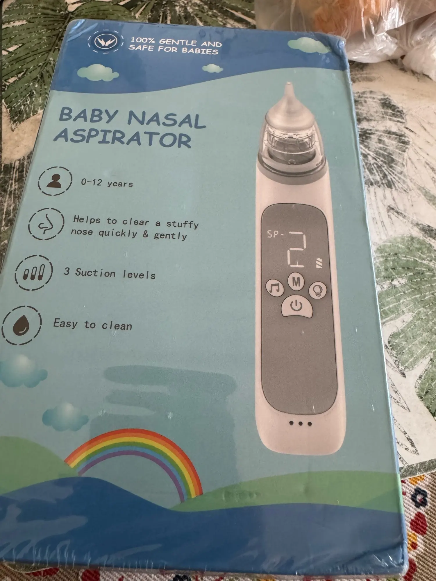 Electric Baby Nasal Aspirator - Gentle Suction with Soothing Music photo review