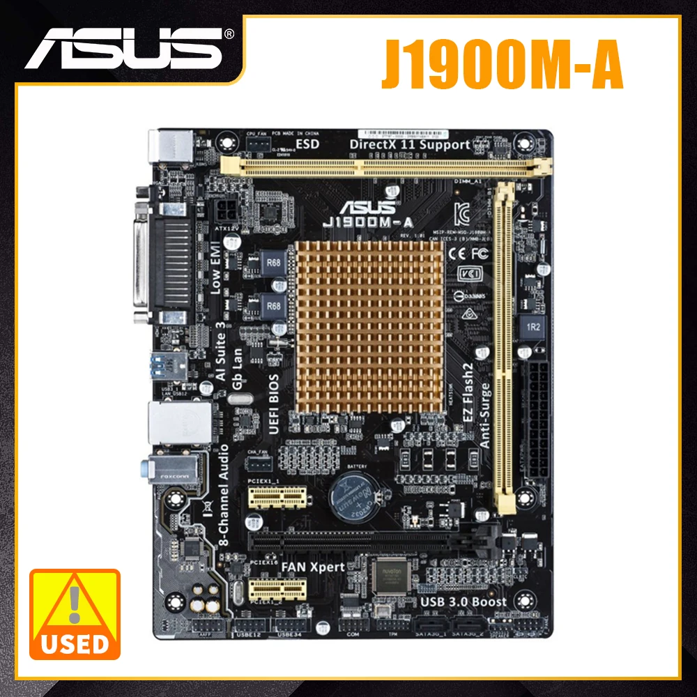 ASUSJ1900MAMotherboardMicroATXIntelCeleronJ1900DualCcore