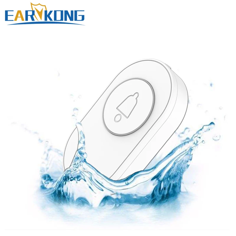 Earykong 433MHz Wireless SOS Panic Button Waterproof Outdoor Alarm