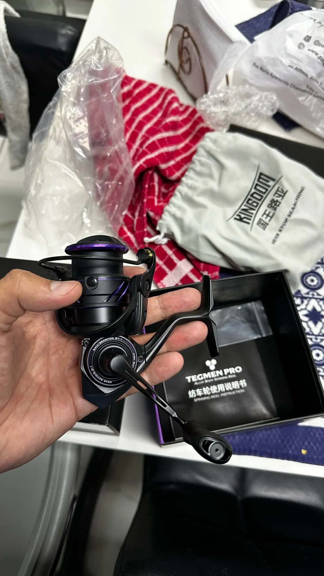 Kingdom Tegmen Pro 6.2:1 High Speed Gear Ratio Spinning Fishing