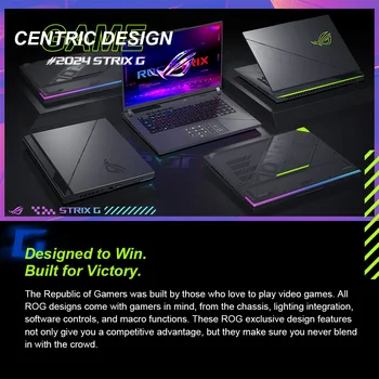 ASUS ROG Strix 16" Gaming Laptop,240Hz WQXGA QHD(2560x1600),Intel Core i9-14900HX,NVIDIA GeForce RTX 4070,64GB DDR5 RAM,4TB SSD 2