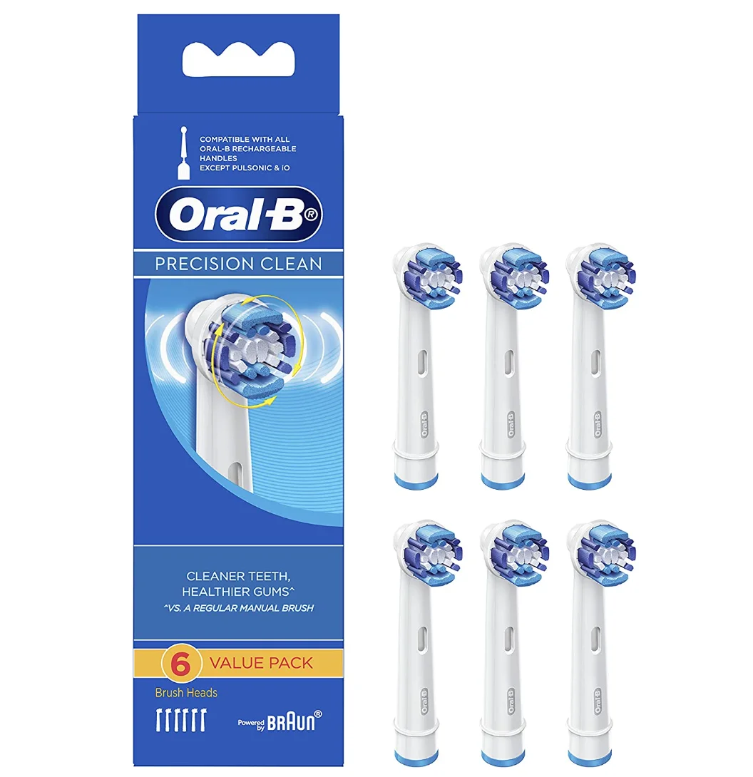 Oral B Precision Clean Replacement Brush Heads, 6count