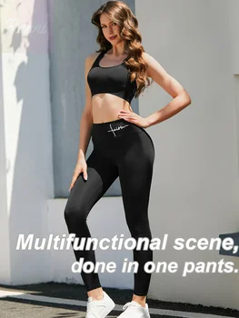 Women's High Waist Yoga Pants Gym Leggings Seamless Sports Tights Stretch Fitness Workout Activewear 1