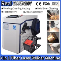 Reci 4 in 1 Fiber Laser Welding Cleaning Cutting Soldering Machine 1500W Handheld Laser Welder For All Metal Rust Removal Clean 1