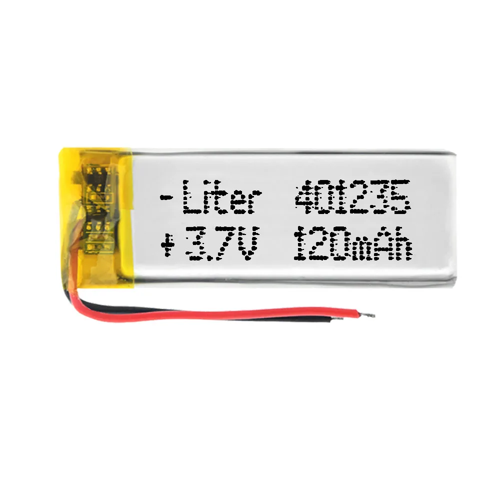 3.7V 120Mah 0.444Wh 1S 5C Liter Energy Battery 401235 Batteria Per Elettronica Ricaricabile Telefono Portatile Video Mp3 Mp4 Led Light Gps-Non Adatto 