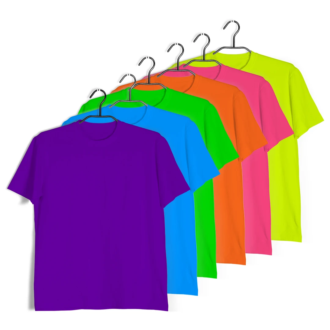 Basic Fluorescent Neon Glow Black Light Vary Colors Lisa T-Shirt -  AliExpress, image size:1080x1080