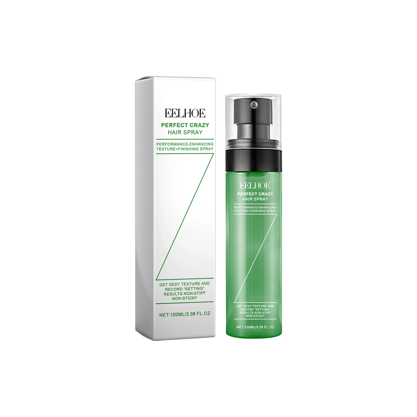 EELHOE Fluffy Volumising Hair Spray Hair Thickening Freshing Oil Control Frizz Treatment Firm Hold No Wash Dry Spray 100ml