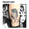 Japanese anime girls Temporary Tattoo,Lasts To 15 Days New Technology Magic Waterproof Semi Permanent Sticker. 2