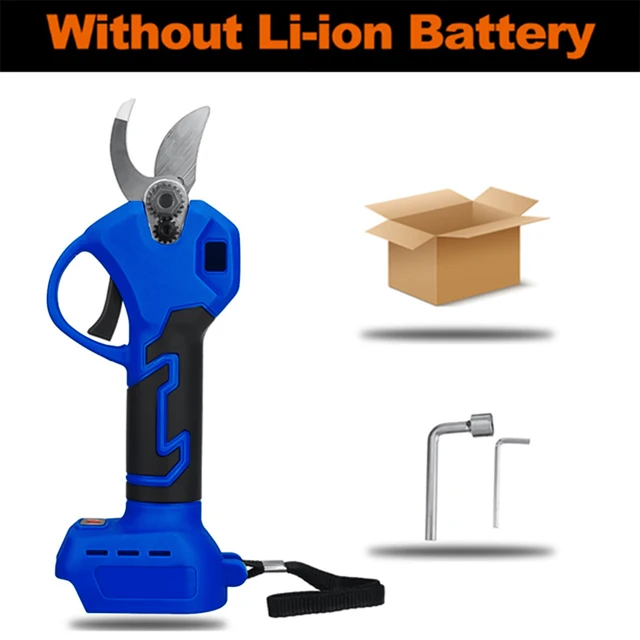 1500W 30mm Brushless Electric Pruner Shear Cordless Rechargeable Fruit