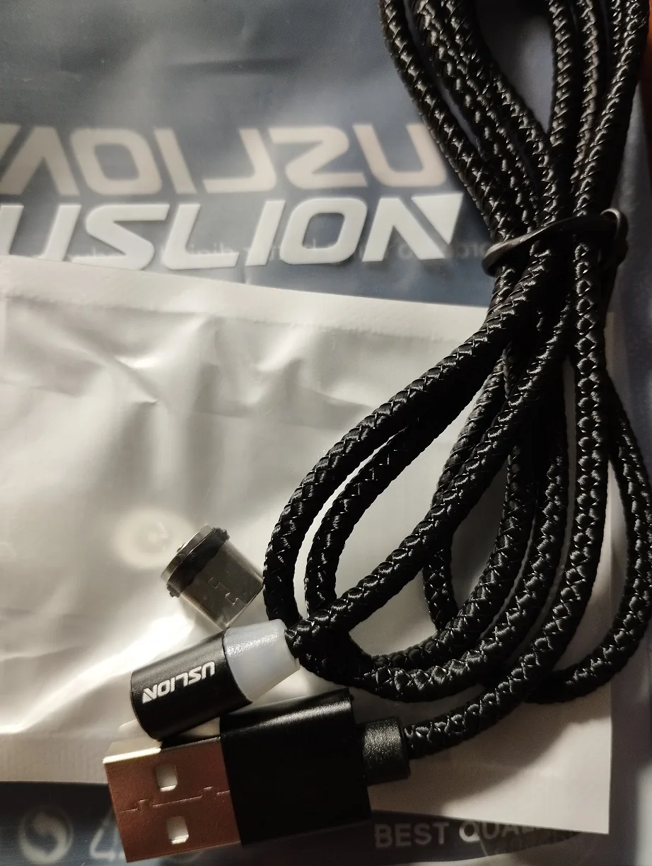Magnetic USB Fast Charging Micro / Type C Cable photo review