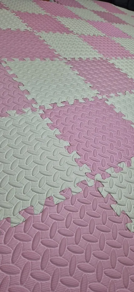 16PCS Baby Play Mats EVA Foam Puzzle Mat Children Room Activities Mat For Baby Interlock Floor Carpet 30*30CM photo review
