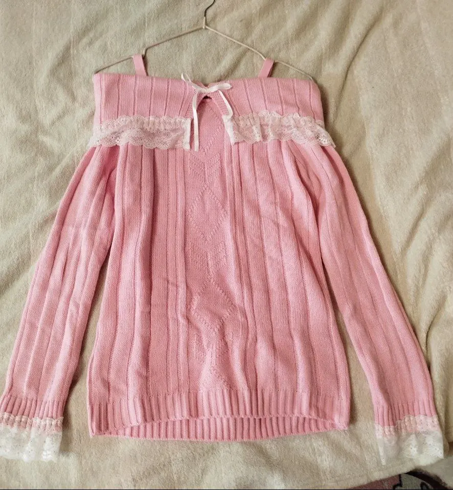Coquette Pink Sweater, customer photo