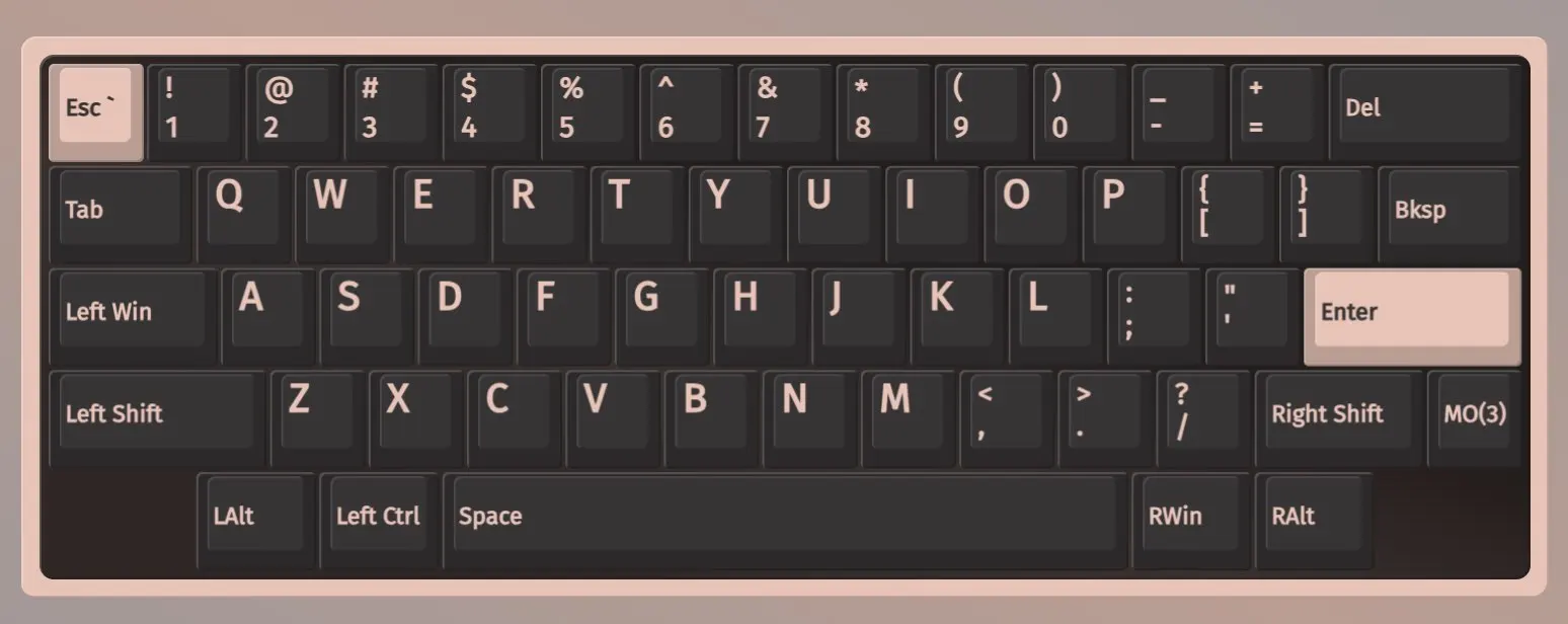 EPOMAKER Hack59 QMK/VIA HHKB-like Layout Gasket-mounted Hot-Swap