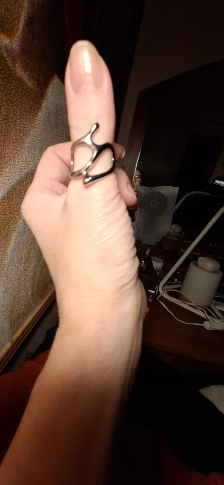 Adjustable Colorful Drip Glaze Ring photo review