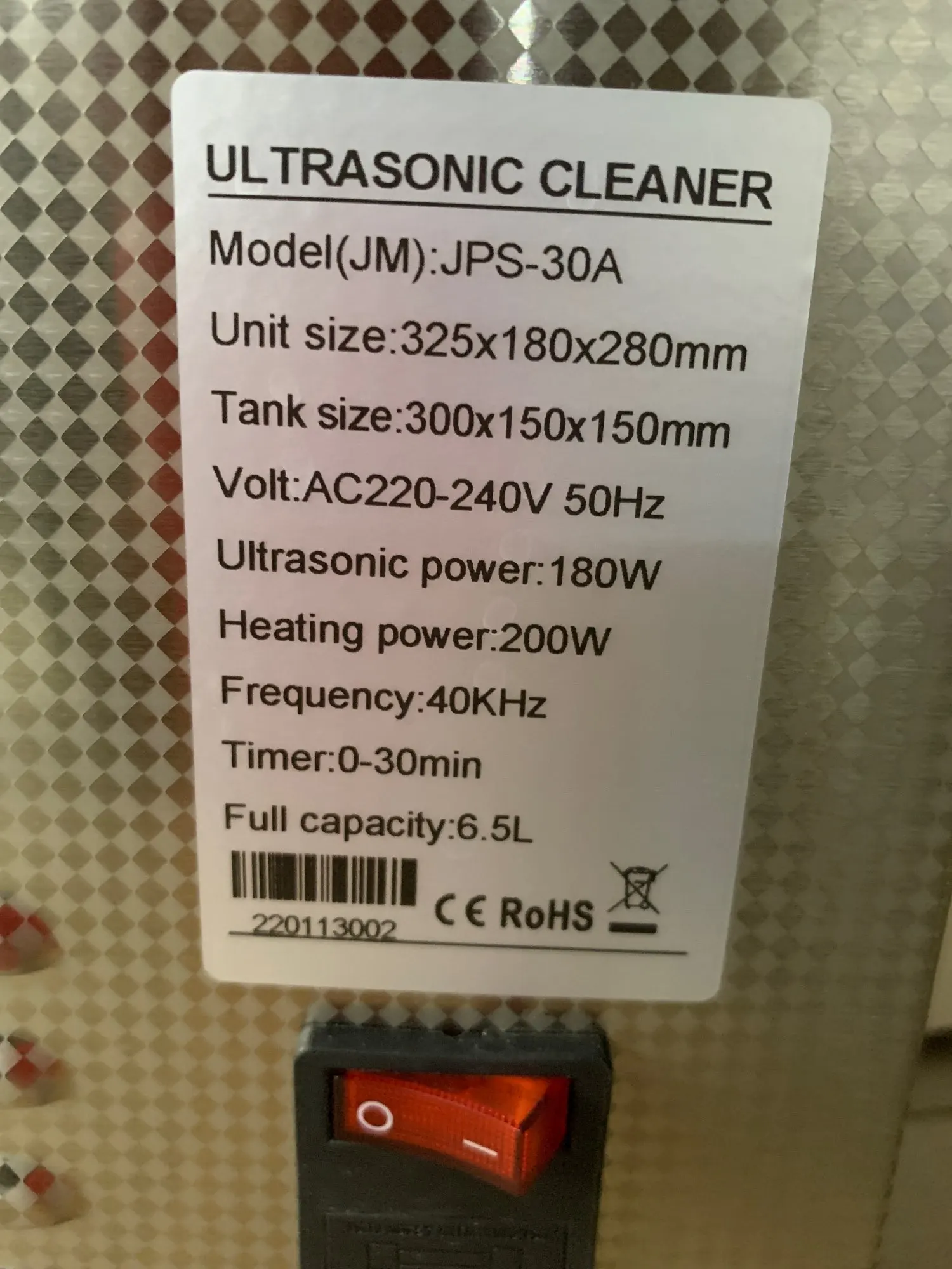 VEVOR 1.3L 2L 3L 6L 10L 15L 22L 30L Ultrasonic Cleaner photo review