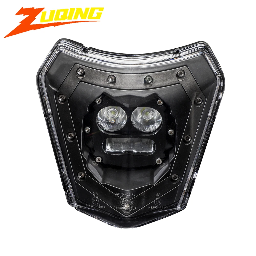 Amazon.com: PowerMotor Dirt Bike Headlight LED Headlights Kit Motorcycle  Head Lamp Light Kit Compatible with Enduro Pit Bike ATV TC FE TE EXC XCW  SXF 