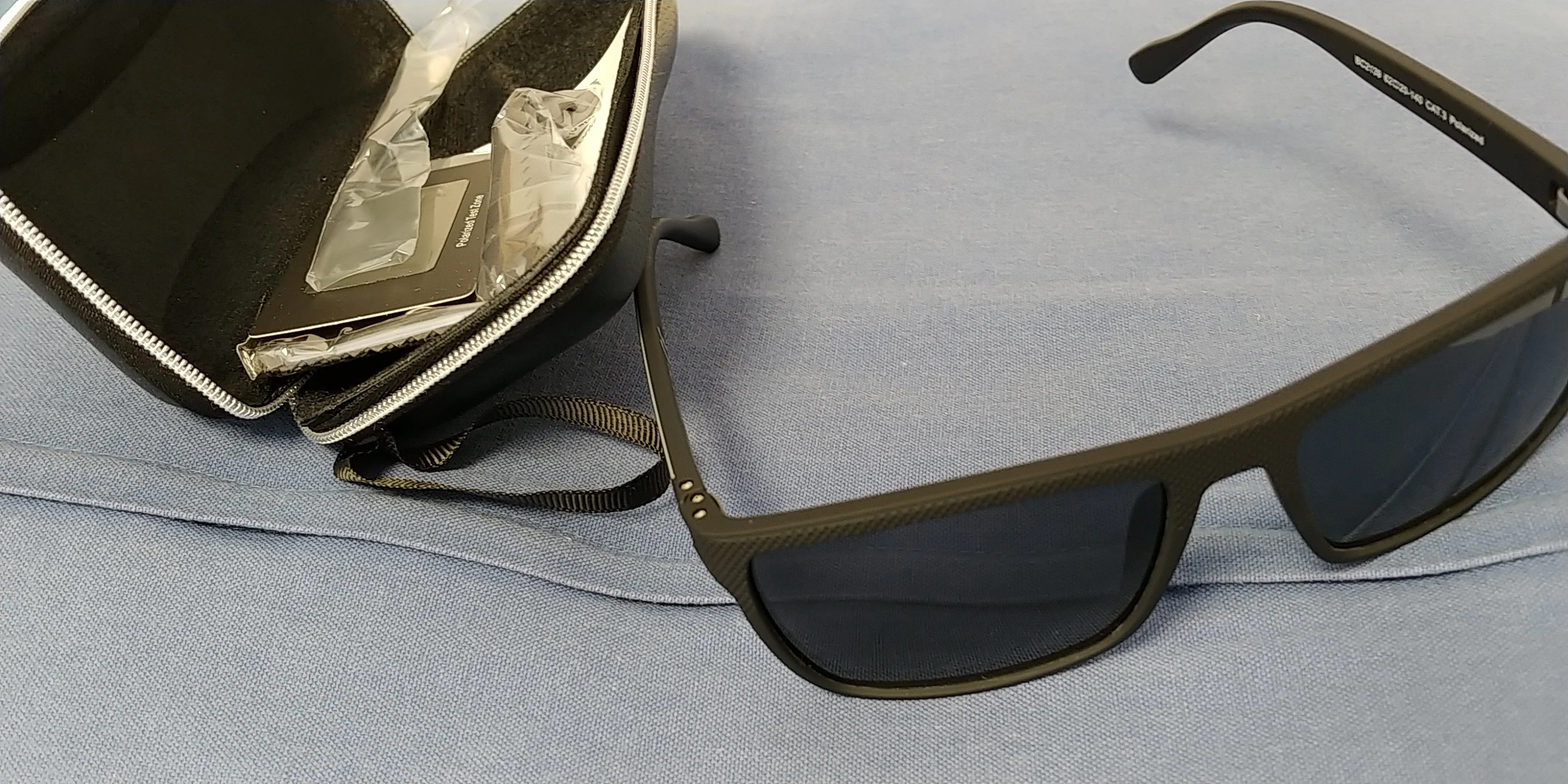 BARCUR Design TR90 Sunglasses Men Polarized Light Weight Sports Sun Glasses Women Eyewear Accessory Oculos UVAB Protection photo review
