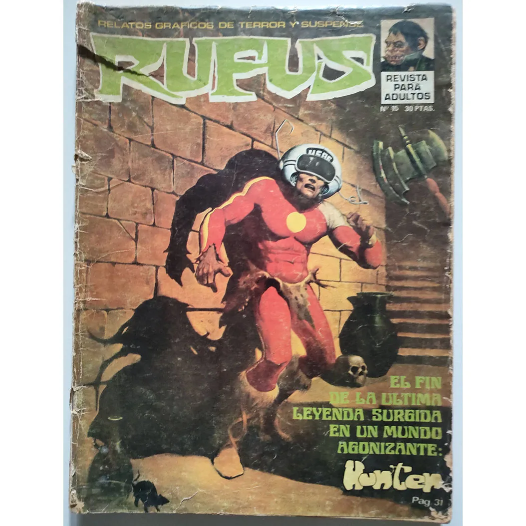 Rufus N ° 15, Rivista Comica Americana, Mondo Delle Editions Iberico, Edizione Spagnola, Anno 1974, Fumetti In Spagnolo, Vari Artisti, Fumetti
