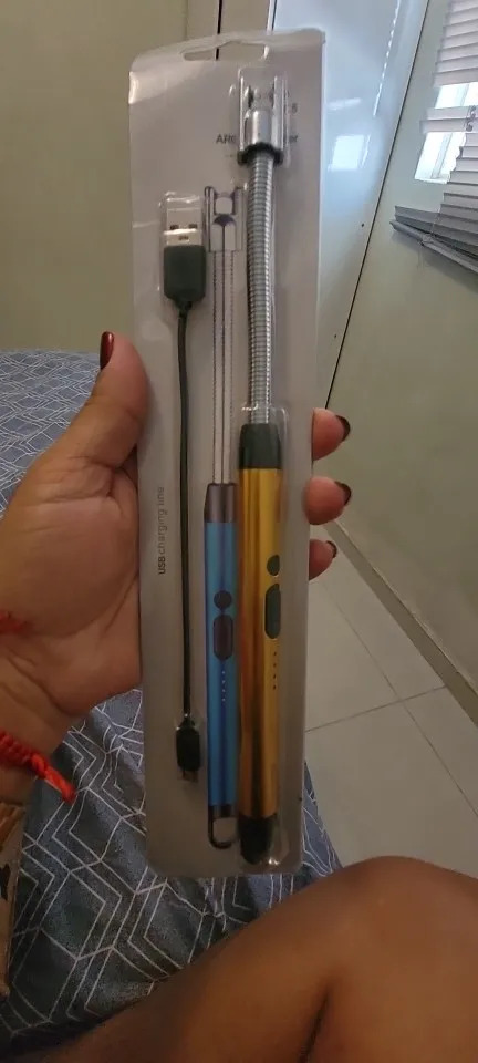 Acendedor Fogão Churrasqueira Isqueiro Eletrônico Recarregável USB - Neverdie Store photo review