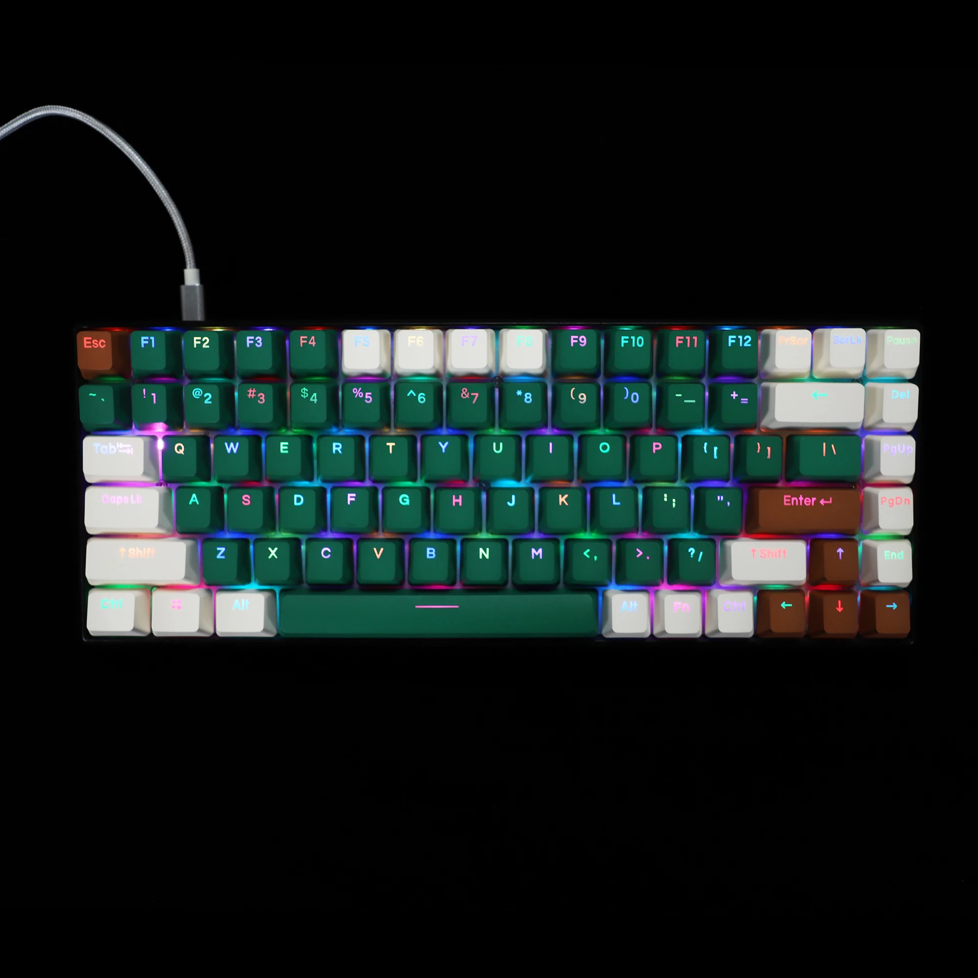 Ymdk Duplo Tiro Marmoreal Backlit Keycaps Pbt Oem Perfil Keycap para Teclado Mecânico mx 104 87 84 68 122