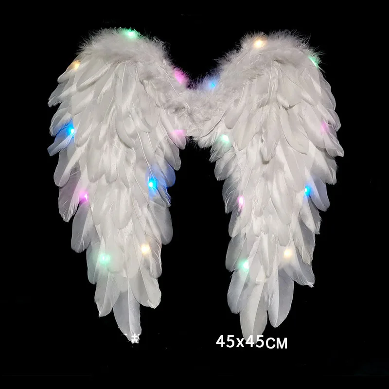 

Black Angel Wings Halloween Cosplay Costume Accessories Feather Fairy Wing Masquerade Party Cosplay Costume Props