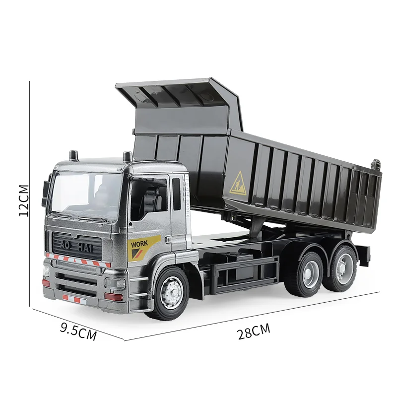 Alloy RC Dump Truck 8-Channel Large-Scale Remote Control Engineering Vehicle Multi-functional Lighting and Sound Simulation 6