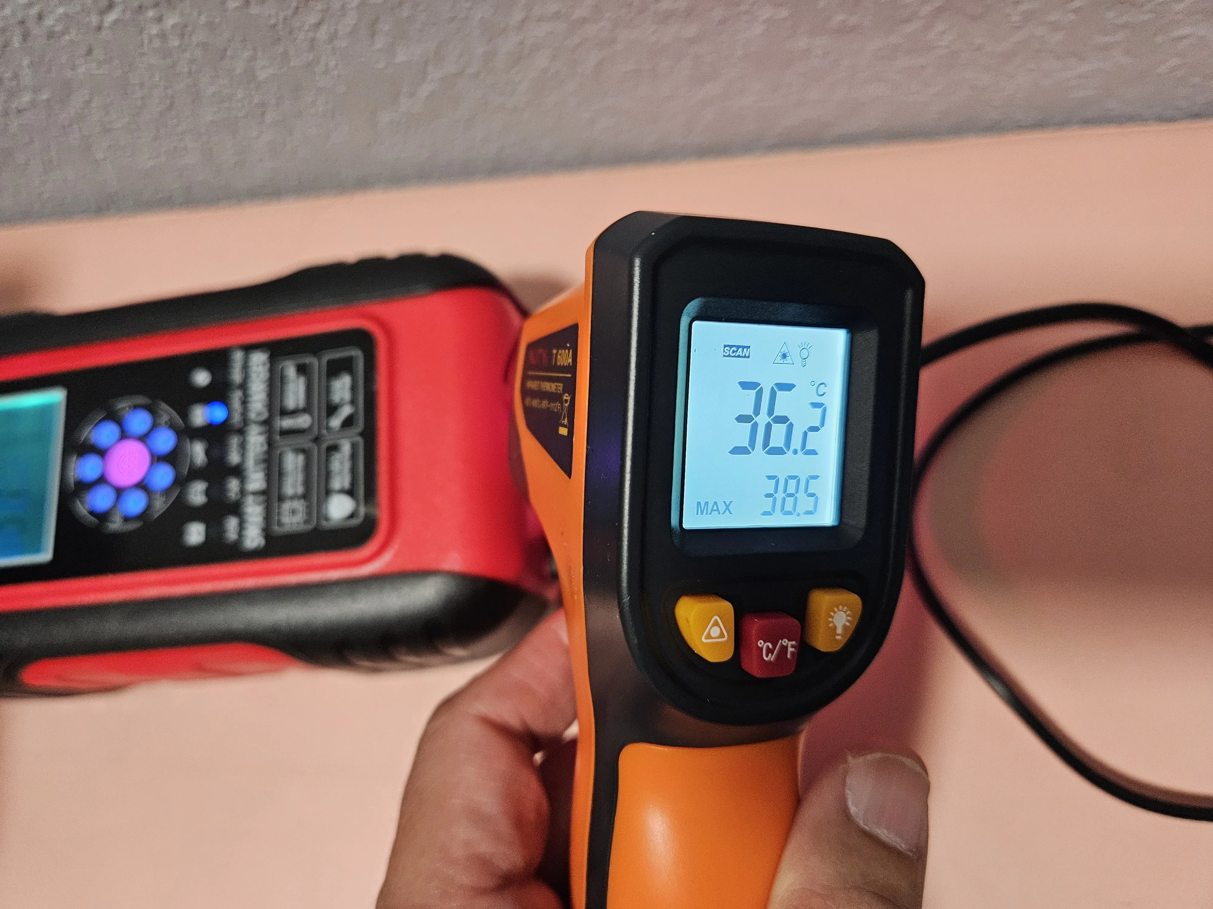 NJTY T600 Digital Infrared Thermometer – Non-Contact, Laser-Powered