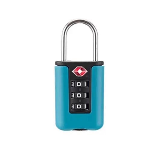 RAYKUBE Mini Portable Customs 3 Digit Combination Padlock Digital Luggage Password Mechanical black Lock For Box/Cabinet/Drawer - Image 7