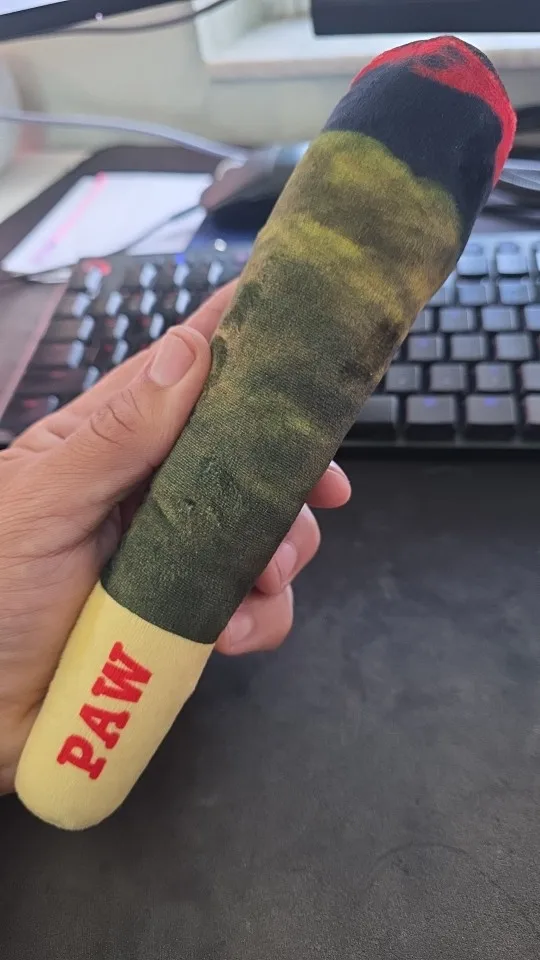 Juguete de peluche para mascotas, juguete creativo para masticar para perros pequeños y grandes photo review