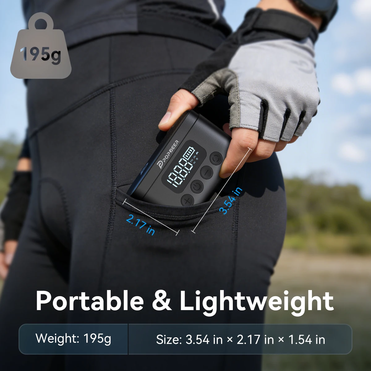 Ausführlicher Leitfaden: Die POPDEER P-T01 Pumpe, die Probleme mit platten Reifen löst